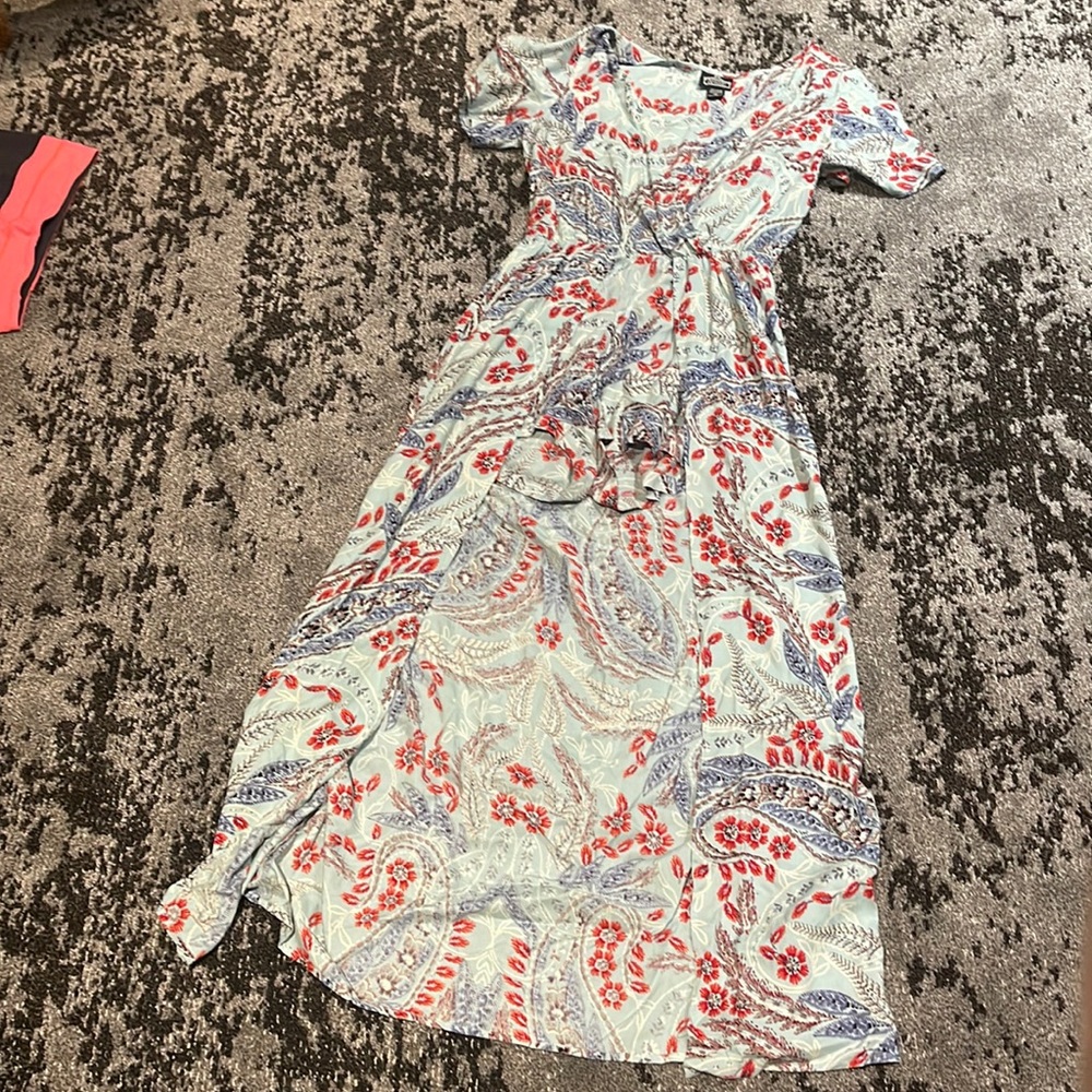 Romper with long dress in the back